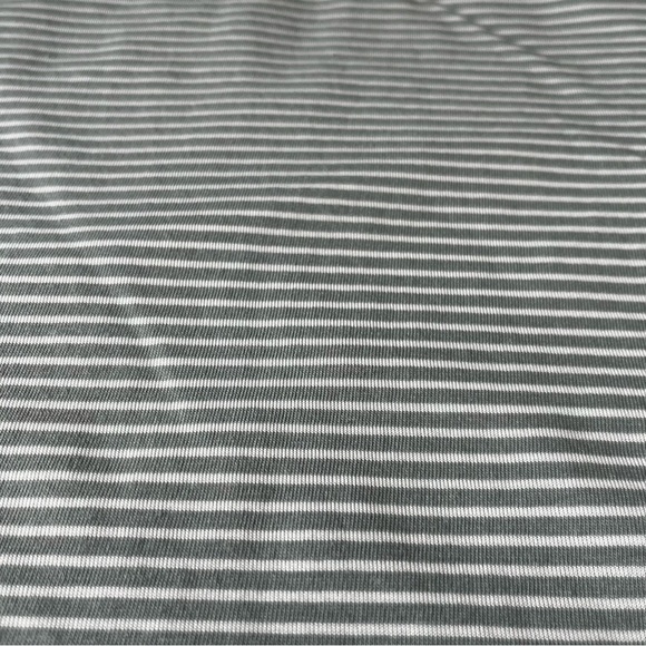 Splash Striped Gray and White T-Shirt size large - Picture 3 of 7